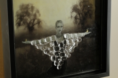 Hope in a Cold Place - Lorena R Krause- photo on glass - fused glass