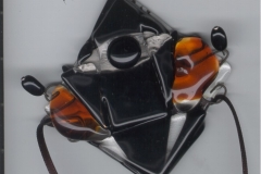 Eye- Lorena Krause- wire in fused glass